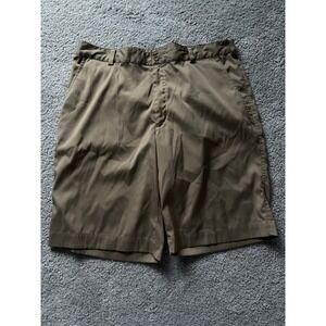 Nike Golf Dri-FIT Men Khaki Tan Performance Shorts Size 36 Golf Activewear Chico